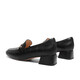 Belle Commuter Loafers Женщины овечья кожа тиснена