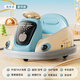 Qixuan Children's Electric Stoßfänger Auto, Baby-Spielzeugauto, kann mit Fernbedienung, Baby-Vierrad-Cartoon-Auto, Smart Orange Large Battery + Dual Drive + Fernbedienung + Bluetooth sitzen lassen