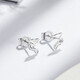 Liuguifu Jewelry Platinum Earrings Women's PT950 Earrings Little Fairy Fox Earrings Birthday Gift 1.65g