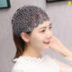 Qinhenghui Guaranteed Price Mesh Headband for Covering Gray Hair French Hong Kong Style Cover Broken Hair Covering Artifact Cutout Main Picture Style. Beaded Flowers Brown