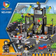 Jiqile Special Police Department Vehicle Military Base Building Blocks Aircraft Warship Assembly Model Deformed Mecha Robot Children's Toys Tank Armored Legion-26 Transformed 1047 Particles