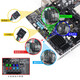 Mingsu X79G versión verde placa base placa grande 2011 pin placa grande X79 placa base de escritorio x79 set segunda placa base B660 compatible con v2 X79 e-sports placa grande compatible con cuatro zócalos de memoria