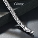 GsunG platinum bracelet men's new PT950 faucet bracelet is grand and wide. Platinum men's bracelet keel chain. Priced by gram. Contact customer service before bidding for gold price.