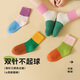 Six-fingered mouse boys and girls socks autumn and winter trendy ins baby girl thick cotton socks princess middle tube little boy medium and large children's children's socks 92A (double needle three primary colors) male 5 pairs one size fits all recommended 4-6 years old (shoe size 27-30 size / sock label 6-9 years old)