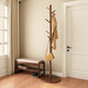 Jiayi coat rack, bedroom clothes rack, floor-standing solid wood clothes rack, office clothes rack, living room clothes drying rack