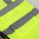 Baige Reflective Vest Summer Cycling Traffic Warning Construction Sanitation Reflective Clothing Vest Multi-Pocket Zipper Style