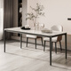 Shantoulin Village Solid Aluminiumlegierungstisch Beine Felsenplatte Esstisch Beine Unterstützung Marmor Basis Konferenzständer Office Desk Support Ständer Schwarz Länge 1295x Breite 695x Höhe 720