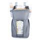 
Leer baby cot storage bag game fence hanging bag bed guardrail diaper bag bed edge bed diaper storage bottle holder gray (single layer model)