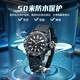 Baidi a créé conjointement les montres Disney pour les sports pour hommes imperméables dialclées lumineux à la mode simple simple MK-12131B1