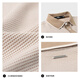 Seven Wolf [Easy to take care of] Short-sleeved POLO summer new two-color interwoven jacquard cotton blend short-sleeved comfort top 702 (dark apricot color) XL 175/92A