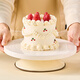 Jackino birthday cake decorating turntable DIY baking tools household baking mold white cake turntable 10 inches