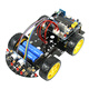 CreateBlock Programming Robot Intelligent Car C51 Microcontroller Kit Wifi Video Monitoring Speed Measurement Tracking Barrier Remote Control Light Search Bluetooth WIFI4 Package Five Scale Parts