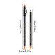 Eyebrow pencil with pencil sharpener, matte, waterproof, sweat-proof and non-smudge-proof, bagged eyeliner and beard tracing pen, pencil sharpener, eyebrow pencil - black 1 piece
