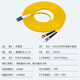 优普连 电信级单模光纤跳线LC-LC双芯双工3M5米尾纤小方转FC/SC/ST 千兆万兆光纤线入户线延长线 单模双芯LC-ST 30米