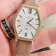 [SEGUNDA 99 NUEVO] Vacheron Constantin Watch Watern's Watch Malta Series 28.40*38.67 mm Diámetro Casco de reloj de lujo de segunda mano Reloj 81515/000R-9892 Manual Mechanical Pink Gold Diamond-Set Sing Watch