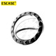 ESCASE mobile phone ring buckle desktop support frame with ultra-thin bracelet pull-up ring buckle lazy ring buckle can be matched with car magnetic bracket Apple, Huawei, Xiaomi general-purpose - Obsidian Black