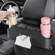Fengshang car storage box multifunctional car back chair storage box hook type water cup storage box car tissue box decoration chair back storage box classic black