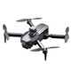 KERRAIR K30 Nouveau produit 10 kilomètres Évitement du drone Pliant pliant haute définition Double caméra quadcoptère aérien Remote Contrôle K30 Silver-Black GPS GPS sans balais d'obstacle laser Version de contrôle à écran à écran double (sac de rangement + boîte couleur boîte de couleur