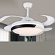 
Liquor Lad fan light ceiling fan light integrated living room household lighting invisible dining room fan light 42 inch 6623+three colors +