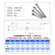 Hasdick Beijing Warehouse Distribution 304 Stainless Steel Cotter Pin Latch Hairpin Pin U-shaped Pin HK-29 GB91 M2*30 (500 pcs/bag)