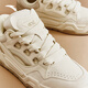Anta Micro-Sweet Bread Shoes Men's Shoes Thick Sole Heightening Couple Trendy Cushioning Shoes Sports Shoes Casual Shoes