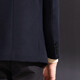 Antonio [leichter Luxuskaschmir + Wolle] Business Cashmere Anzug Herrenpendler Wolljacke Herbst und Winter Wollanzug Marine Blau 52 (180/96a)