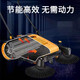 Seaside hand-pushing sweeper industrial cleaning cleaning vacuum cleaning garbage cleaning machine property factory workshop breeding farm road warehouse sweeper rail riding sunroof 1050mm+55L capacity [Special for rail breeding farms