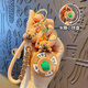 Miletang Kapibala toy car keychain capybara glue keychain ring