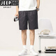 Jeep Spirit Shorts de cinco puntos para hombres Summer 2025 Nuevo algodón delgado de algodón suelto Sports Retrase Pantalones informales Nuevos hombres 9224 Caki L