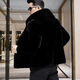 
Granyazhi winter new mink coat for men imported from Denmark whole mink mink fur integrated hooded zipper jacket for men black thick hooded 2XL 150-165Jin [Jin equals 0.5 kg]