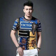 
Cooqi European Station 2024 ice silk men's summer round neck printed clothes T-shirt short-sleeved loose slim body clothes light luxury 673 [New style] XL Recommended 120-135Jin [Jin equals 0.5 kg]