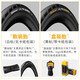 Continental Bicycle Tire Continental Road Tire 700c Vaguum Ouverture Fil pliant Anti-Puncture Tube Tire Bicycle Accessoires 28C