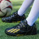 
Fashulin 2024 new children's football shoes for students boys Falcon TF broken nails Velcro women's breathable training shoes 6199 black and blue broken nails 29