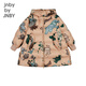 Jnby by Jnby [Jiangnan Buyi Children's Clothing] Jacket de invierno Down Down Long-Long-Long Lindo estampado para niños, niñas y niños 1NBC12690 690 Polvo misceláneo 140 cm