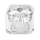Keep swimming earplugs professional anti-choking nose clip waterproof adult and children bathing anti-water set 063 white
