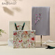 
Gem butterfly handmade Su embroidered silk scarf mulberry silk scarf cheongsam shawl female mother birthday gift box freelani fragrance