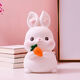 El nuevo Banco de Piggy de Niños y Niñas a prueba de otoño de Rabbit Piggy Bank se puede depositar y retirar el Zodiac Rabbit Internet Celamentos de celebridades de 18 cm Modelo medio de conejo Glutinoso Douyin