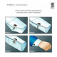 
KFLK men's shirt cufflinks French shirt button sleeve nails men's gifts two-color electroplated cuff button nails Cufflinks lettering custom gift box hardcover F856