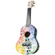Creator's handmade DIY mosaic material bag Hawaiian small guitar ukulele ukulele four-string ukulele violet ukulele + material bag