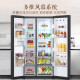 Refrigerador LG de 655 litros Refrigerador de puerta doble abierta, frecuencia variable refrigerada por aire libre, ahorro de energía, sin olor, congelación rápida, fabricación de hielo, gran capacidad, puerta de vidrio doméstico ultra delgado, crema blanca S652GTW16BBBB