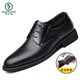 Capa de la cabeza de pájaros carpintería Sandalias de hombres de vaca Summer Summer Genuine Leather Leather Cuero Zapatos de cuero de negocios Altura casual, alaño, zapatos para hombres de Lace-Up para hombres 9928 Sandalias huecas negras 37 plantillas