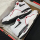 耐克（NIKE）新款男鞋夏季AIRFLIGHT89气垫运动鞋AJ4兄弟款篮球鞋休闲鞋跑步鞋 FD9928-101简版气垫复古 41