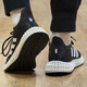 
Adidas casual shoes men's shoes spring and autumn new sports shoes 4D printing shock-absorbing breathable running shoes GX9249 GX9249 black and white color matching 42.5