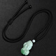 7000-Year-Old Jadeite Pixiu Pendant, Type A, Men’s and Women’s Jade Pendant, Comes with Identification Certificate
