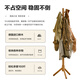 Jiayi clothes hanger floor-standing coat rack bedroom solid wood clothes hanger vertical clothes drying rack office clothes rack