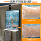 现代简约餐厅装饰画两联创意酒杯挂画大气轻奢饭厅墙高档歺厅壁画 杯酒时光15838-15839 40*60 水晶画面+铝合金框+黑框