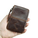 
LUOYIDE (LUOYIDE) top layer cowhide mini card bag small coupon wallet men and women retro handmade genuine leather driver's license key bag Chinese Valentine's Day black lychee pattern