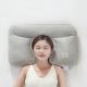 Elephant-style knitted partitioned natural pure buckwheat traction pillow core to protect cervical spine multi-purpose pillow single neck pillow buckwheat partitioned pillow - gray 40x60cm 2cm high about 10cm
