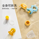 YEEHOO baby teether bite bag juice fruit and vegetable music silicone food supplement tool baby fruit grinder green bubble fish bite bag