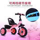 Misate children's tricycle bicycle 1-3-5-2-6 years old baby large toy push bicycle stroller upgraded foam wheel pink